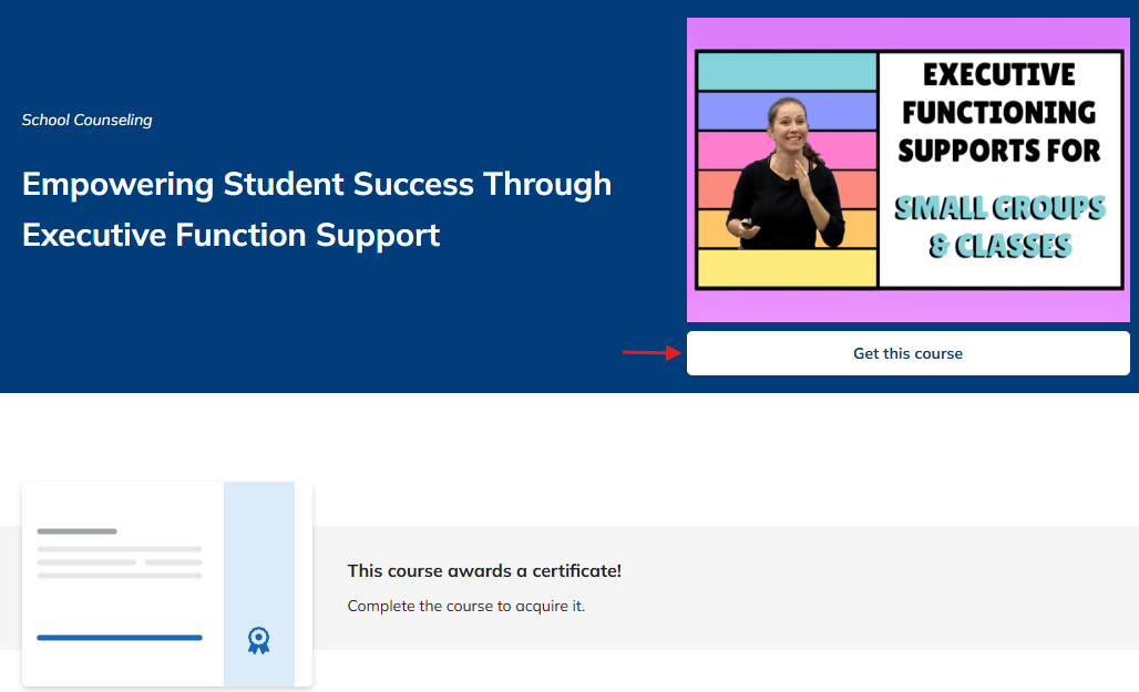 example of course thumbs