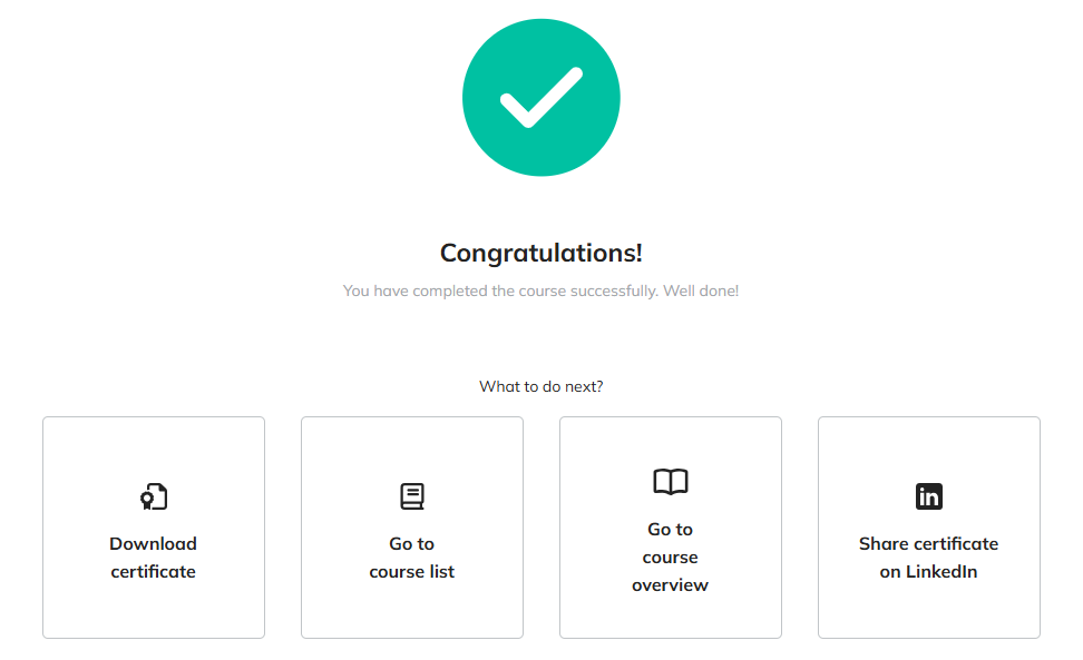 download certificate